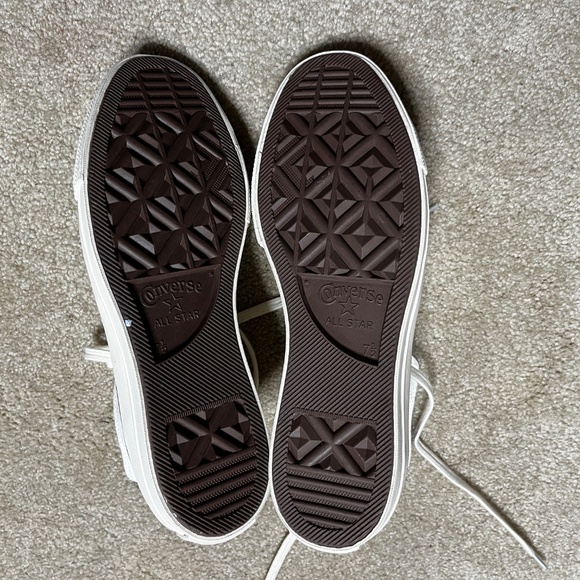 Comme des Garçons White Converse Shoes - Picture 3 of 3